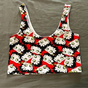 Betty Boop croptop juniors sz small
